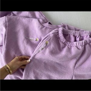 Heavy manners lavender sweatpants
